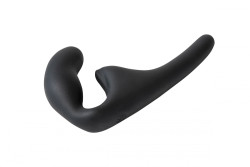 Безремневой анальный страпон Natural Seduction Black - фото
