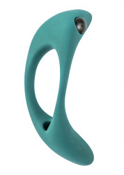 Эрекционное виброкольцо PURE PASSION LUNAR GREEN - фото