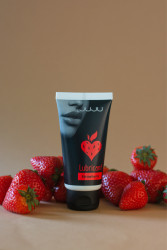 Съедобный лубрикант JUJU Клубничка 50ml - фото