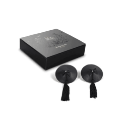  Украшение на грудь Bijoux Indiscrets Burlesque Pasties - Classic черное - фото